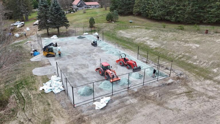 OakRidge Tennis Court Construction